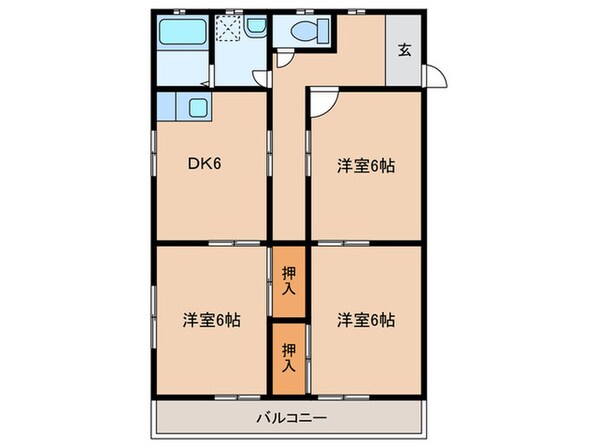 エクセル太田の物件間取画像